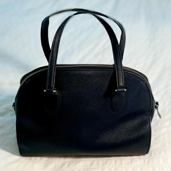 Kate Spade Reiley Laurel Way Black Satchel Purse - Picture 5 of 16